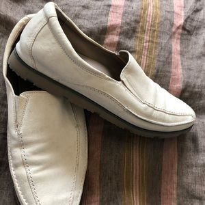 Donald Pliner White Spring Loafer